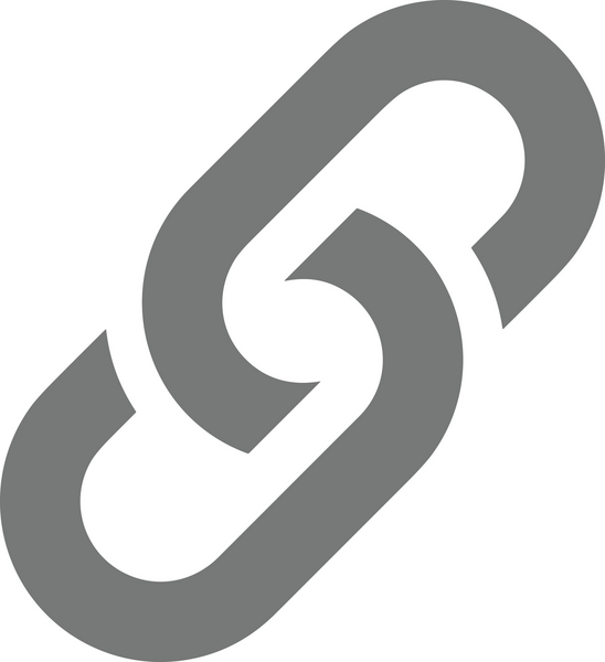 Zincir simgesi PNG biçimi basit siyah ve beyaz vektör illüstrasyonunda bağlantı birliği güvenlik ve gücünü temsil eden dijital tasarım kullanıcı arayüzü için mükemmel modern uygulama logosu minimal web ögesi