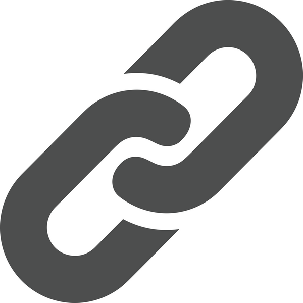 Zincir simgesi PNG biçimi basit siyah ve beyaz vektör illüstrasyonunda bağlantı birliği güvenlik ve gücünü temsil eden dijital tasarım kullanıcı arayüzü için mükemmel modern uygulama logosu minimal web ögesi