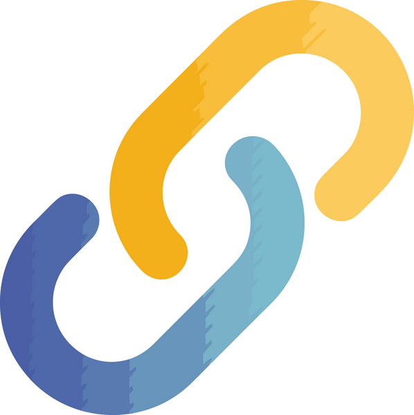 Zincir simgesi PNG biçimi basit siyah ve beyaz vektör illüstrasyonunda bağlantı birliği güvenlik ve gücünü temsil eden dijital tasarım kullanıcı arayüzü için mükemmel modern uygulama logosu minimal web ögesi