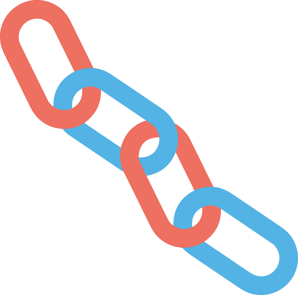 Zincir simgesi PNG biçimi basit siyah ve beyaz vektör illüstrasyonunda bağlantı birliği güvenlik ve gücünü temsil eden dijital tasarım kullanıcı arayüzü için mükemmel modern uygulama logosu minimal web ögesi