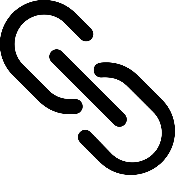 Zincir simgesi PNG biçimi basit siyah ve beyaz vektör illüstrasyonunda bağlantı birliği güvenlik ve gücünü temsil eden dijital tasarım kullanıcı arayüzü için mükemmel modern uygulama logosu minimal web ögesi