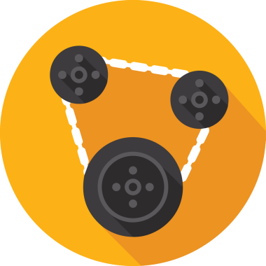 Zincir simgesi PNG biçimi basit siyah ve beyaz vektör illüstrasyonunda bağlantı birliği güvenlik ve gücünü temsil eden dijital tasarım kullanıcı arayüzü için mükemmel modern uygulama logosu minimal web ögesi