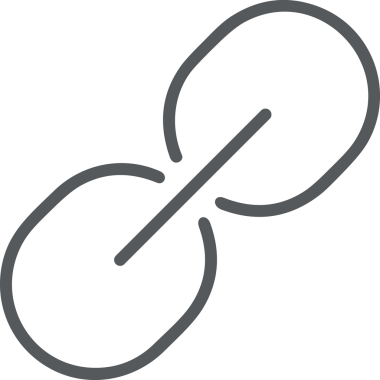 Zincir simgesi PNG biçimi basit siyah ve beyaz vektör illüstrasyonunda bağlantı birliği güvenlik ve gücünü temsil eden dijital tasarım kullanıcı arayüzü için mükemmel modern uygulama logosu minimal web ögesi