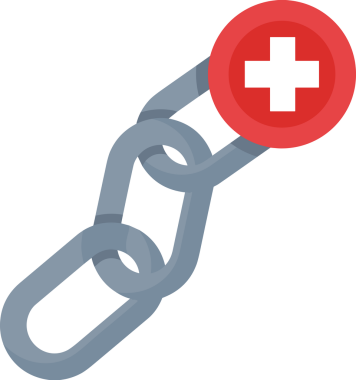 Zincir simgesi PNG biçimi basit siyah ve beyaz vektör illüstrasyonunda bağlantı birliği güvenlik ve gücünü temsil eden dijital tasarım kullanıcı arayüzü için mükemmel modern uygulama logosu minimal web ögesi