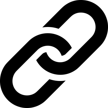 Zincir simgesi PNG biçimi basit siyah ve beyaz vektör illüstrasyonunda bağlantı birliği güvenlik ve gücünü temsil eden dijital tasarım kullanıcı arayüzü için mükemmel modern uygulama logosu minimal web ögesi