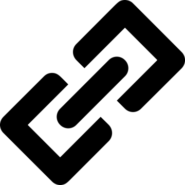 Zincir simgesi PNG biçimi basit siyah ve beyaz vektör illüstrasyonunda bağlantı birliği güvenlik ve gücünü temsil eden dijital tasarım kullanıcı arayüzü için mükemmel modern uygulama logosu minimal web ögesi