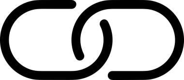 Zincir simgesi PNG biçimi basit siyah ve beyaz vektör illüstrasyonunda bağlantı birliği güvenlik ve gücünü temsil eden dijital tasarım kullanıcı arayüzü için mükemmel modern uygulama logosu minimal web ögesi