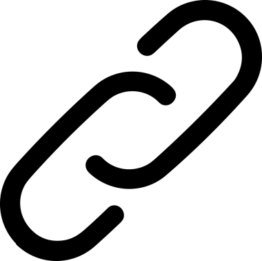 Zincir simgesi PNG biçimi basit siyah ve beyaz vektör illüstrasyonunda bağlantı birliği güvenlik ve gücünü temsil eden dijital tasarım kullanıcı arayüzü için mükemmel modern uygulama logosu minimal web ögesi