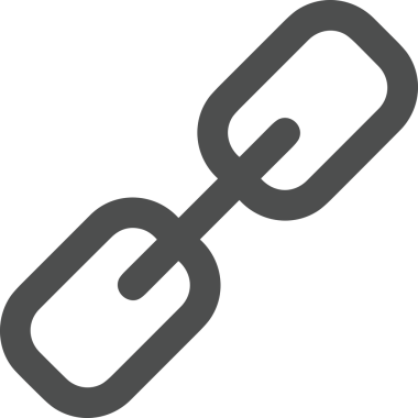 Zincir simgesi PNG biçimi basit siyah ve beyaz vektör illüstrasyonunda bağlantı birliği güvenlik ve gücünü temsil eden dijital tasarım kullanıcı arayüzü için mükemmel modern uygulama logosu minimal web ögesi