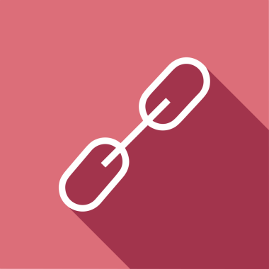 Zincir simgesi PNG biçimi basit siyah ve beyaz vektör illüstrasyonunda bağlantı birliği güvenlik ve gücünü temsil eden dijital tasarım kullanıcı arayüzü için mükemmel modern uygulama logosu minimal web ögesi