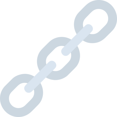 Zincir simgesi PNG biçimi basit siyah ve beyaz vektör illüstrasyonunda bağlantı birliği güvenlik ve gücünü temsil eden dijital tasarım kullanıcı arayüzü için mükemmel modern uygulama logosu minimal web ögesi