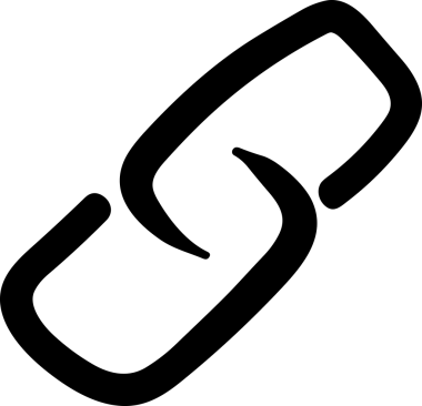 Zincir simgesi PNG biçimi basit siyah ve beyaz vektör illüstrasyonunda bağlantı birliği güvenlik ve gücünü temsil eden dijital tasarım kullanıcı arayüzü için mükemmel modern uygulama logosu minimal web ögesi