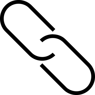 Zincir simgesi PNG biçimi basit siyah ve beyaz vektör illüstrasyonunda bağlantı birliği güvenlik ve gücünü temsil eden dijital tasarım kullanıcı arayüzü için mükemmel modern uygulama logosu minimal web ögesi