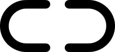 Zincir simgesi PNG biçimi basit siyah ve beyaz vektör illüstrasyonunda bağlantı birliği güvenlik ve gücünü temsil eden dijital tasarım kullanıcı arayüzü için mükemmel modern uygulama logosu minimal web ögesi