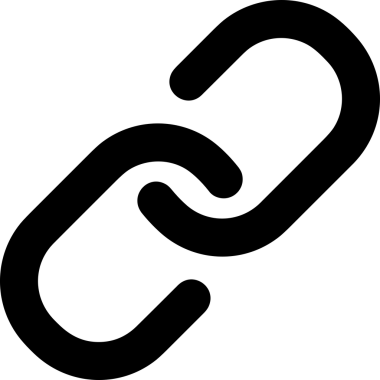 Zincir simgesi PNG biçimi basit siyah ve beyaz vektör illüstrasyonunda bağlantı birliği güvenlik ve gücünü temsil eden dijital tasarım kullanıcı arayüzü için mükemmel modern uygulama logosu minimal web ögesi