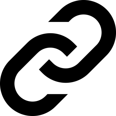 Zincir simgesi PNG biçimi basit siyah ve beyaz vektör illüstrasyonunda bağlantı birliği güvenlik ve gücünü temsil eden dijital tasarım kullanıcı arayüzü için mükemmel modern uygulama logosu minimal web ögesi