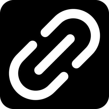 Zincir simgesi PNG biçimi basit siyah ve beyaz vektör illüstrasyonunda bağlantı birliği güvenlik ve gücünü temsil eden dijital tasarım kullanıcı arayüzü için mükemmel modern uygulama logosu minimal web ögesi