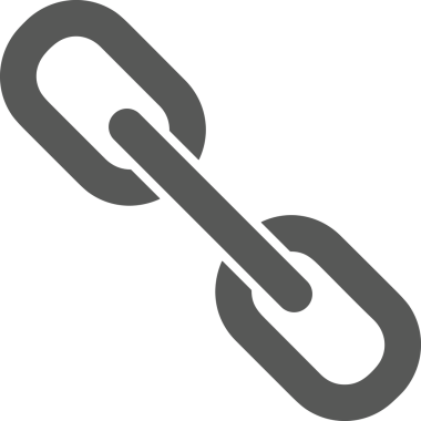 Zincir simgesi PNG biçimi basit siyah ve beyaz vektör illüstrasyonunda bağlantı birliği güvenlik ve gücünü temsil eden dijital tasarım kullanıcı arayüzü için mükemmel modern uygulama logosu minimal web ögesi