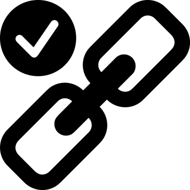 Zincir simgesi PNG biçimi basit siyah ve beyaz vektör illüstrasyonunda bağlantı birliği güvenlik ve gücünü temsil eden dijital tasarım kullanıcı arayüzü için mükemmel modern uygulama logosu minimal web ögesi