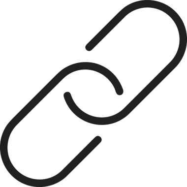 Zincir simgesi PNG biçimi basit siyah ve beyaz vektör illüstrasyonunda bağlantı birliği güvenlik ve gücünü temsil eden dijital tasarım kullanıcı arayüzü için mükemmel modern uygulama logosu minimal web ögesi