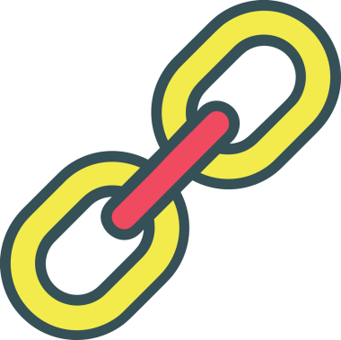 Zincir simgesi PNG biçimi basit siyah ve beyaz vektör illüstrasyonunda bağlantı birliği güvenlik ve gücünü temsil eden dijital tasarım kullanıcı arayüzü için mükemmel modern uygulama logosu minimal web ögesi