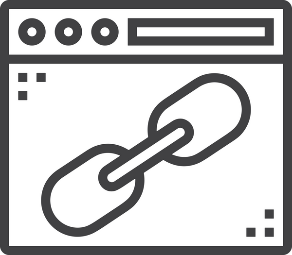 Zincir simgesi PNG biçimi basit siyah ve beyaz vektör illüstrasyonunda bağlantı birliği güvenlik ve gücünü temsil eden dijital tasarım kullanıcı arayüzü için mükemmel modern uygulama logosu minimal web ögesi