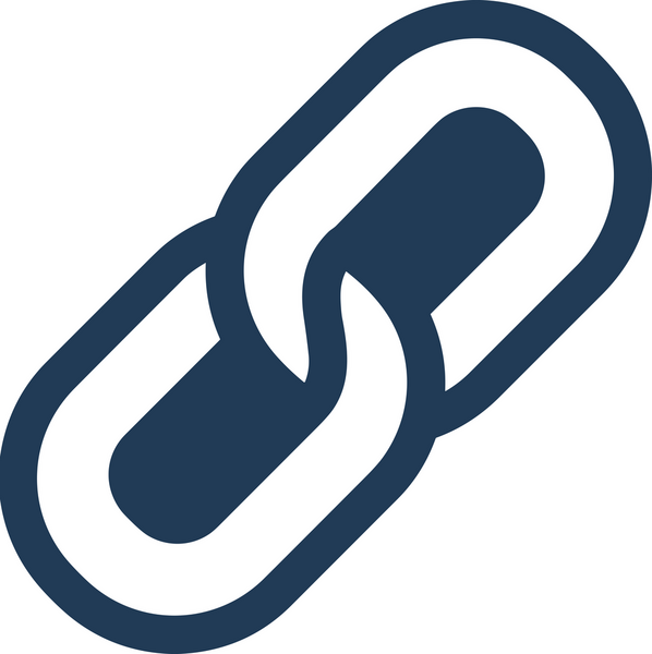 Zincir simgesi PNG biçimi basit siyah ve beyaz vektör illüstrasyonunda bağlantı birliği güvenlik ve gücünü temsil eden dijital tasarım kullanıcı arayüzü için mükemmel modern uygulama logosu minimal web ögesi