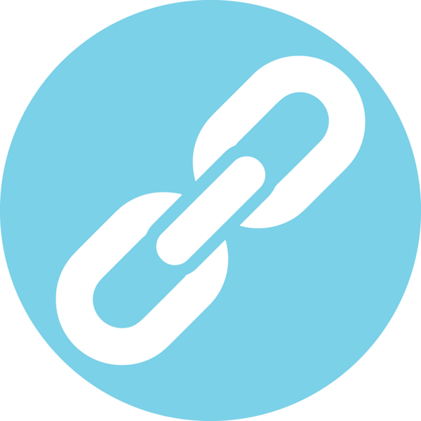 Zincir simgesi PNG biçimi basit siyah ve beyaz vektör illüstrasyonunda bağlantı birliği güvenlik ve gücünü temsil eden dijital tasarım kullanıcı arayüzü için mükemmel modern uygulama logosu minimal web ögesi