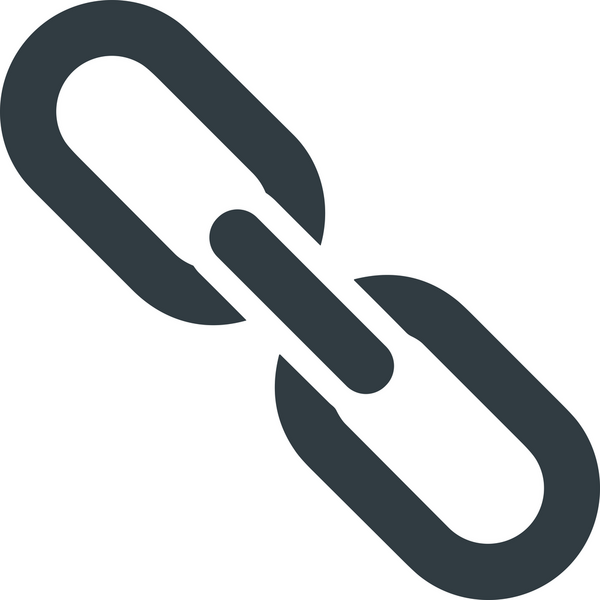 Zincir simgesi PNG biçimi basit siyah ve beyaz vektör illüstrasyonunda bağlantı birliği güvenlik ve gücünü temsil eden dijital tasarım kullanıcı arayüzü için mükemmel modern uygulama logosu minimal web ögesi