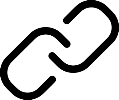 Zincir simgesi PNG biçimi basit siyah ve beyaz vektör illüstrasyonunda bağlantı birliği güvenlik ve gücünü temsil eden dijital tasarım kullanıcı arayüzü için mükemmel modern uygulama logosu minimal web ögesi