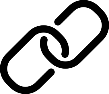 Zincir simgesi PNG biçimi basit siyah ve beyaz vektör illüstrasyonunda bağlantı birliği güvenlik ve gücünü temsil eden dijital tasarım kullanıcı arayüzü için mükemmel modern uygulama logosu minimal web ögesi