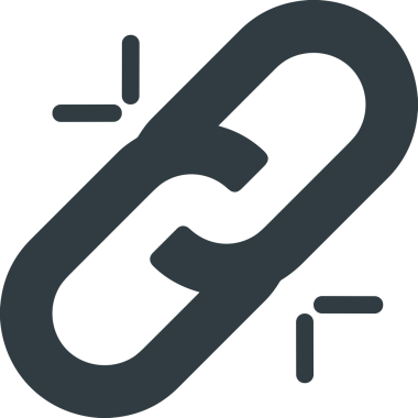 Zincir simgesi PNG biçimi basit siyah ve beyaz vektör illüstrasyonunda bağlantı birliği güvenlik ve gücünü temsil eden dijital tasarım kullanıcı arayüzü için mükemmel modern uygulama logosu minimal web ögesi