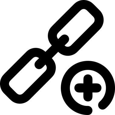 Zincir simgesi PNG biçimi basit siyah ve beyaz vektör illüstrasyonunda bağlantı birliği güvenlik ve gücünü temsil eden dijital tasarım kullanıcı arayüzü için mükemmel modern uygulama logosu minimal web ögesi