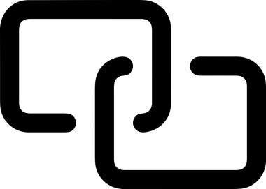 Zincir simgesi PNG biçimi basit siyah ve beyaz vektör illüstrasyonunda bağlantı birliği güvenlik ve gücünü temsil eden dijital tasarım kullanıcı arayüzü için mükemmel modern uygulama logosu minimal web ögesi