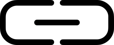 Zincir simgesi PNG biçimi basit siyah ve beyaz vektör illüstrasyonunda bağlantı birliği güvenlik ve gücünü temsil eden dijital tasarım kullanıcı arayüzü için mükemmel modern uygulama logosu minimal web ögesi