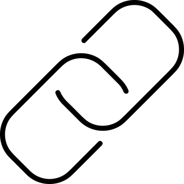 Zincir simgesi PNG biçimi basit siyah ve beyaz vektör illüstrasyonunda bağlantı birliği güvenlik ve gücünü temsil eden dijital tasarım kullanıcı arayüzü için mükemmel modern uygulama logosu minimal web ögesi