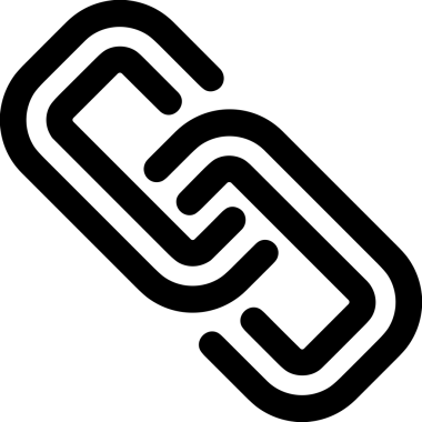 Zincir simgesi PNG biçimi basit siyah ve beyaz vektör illüstrasyonunda bağlantı birliği güvenlik ve gücünü temsil eden dijital tasarım kullanıcı arayüzü için mükemmel modern uygulama logosu minimal web ögesi