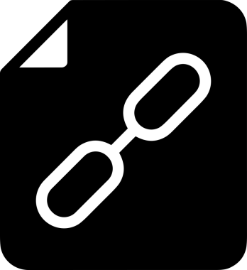 Zincir simgesi PNG biçimi basit siyah ve beyaz vektör illüstrasyonunda bağlantı birliği güvenlik ve gücünü temsil eden dijital tasarım kullanıcı arayüzü için mükemmel modern uygulama logosu minimal web ögesi