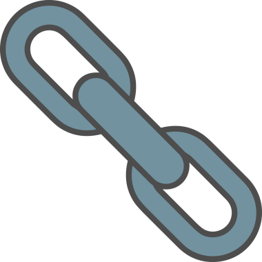 Zincir simgesi PNG biçimi basit siyah ve beyaz vektör illüstrasyonunda bağlantı birliği güvenlik ve gücünü temsil eden dijital tasarım kullanıcı arayüzü için mükemmel modern uygulama logosu minimal web ögesi