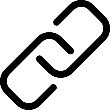 Zincir simgesi PNG biçimi basit siyah ve beyaz vektör illüstrasyonunda bağlantı birliği güvenlik ve gücünü temsil eden dijital tasarım kullanıcı arayüzü için mükemmel modern uygulama logosu minimal web ögesi