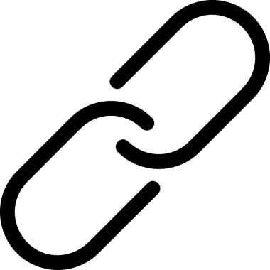 Zincir simgesi PNG biçimi basit siyah ve beyaz vektör illüstrasyonunda bağlantı birliği güvenlik ve gücünü temsil eden dijital tasarım kullanıcı arayüzü için mükemmel modern uygulama logosu minimal web ögesi