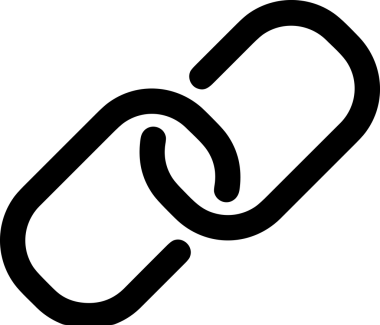 Zincir simgesi PNG biçimi basit siyah ve beyaz vektör illüstrasyonunda bağlantı birliği güvenlik ve gücünü temsil eden dijital tasarım kullanıcı arayüzü için mükemmel modern uygulama logosu minimal web ögesi