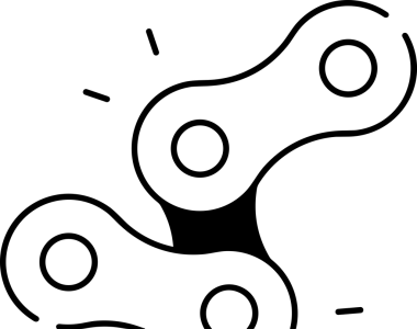 Zincir simgesi PNG biçimi basit siyah ve beyaz vektör illüstrasyonunda bağlantı birliği güvenlik ve gücünü temsil eden dijital tasarım kullanıcı arayüzü için mükemmel modern uygulama logosu minimal web ögesi