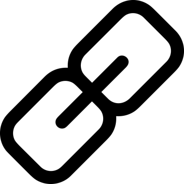 Zincir simgesi PNG biçimi basit siyah ve beyaz vektör illüstrasyonunda bağlantı birliği güvenlik ve gücünü temsil eden dijital tasarım kullanıcı arayüzü için mükemmel modern uygulama logosu minimal web ögesi