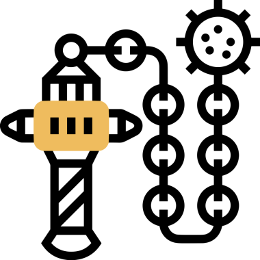 Zincir simgesi PNG biçimi basit siyah ve beyaz vektör illüstrasyonunda bağlantı birliği güvenlik ve gücünü temsil eden dijital tasarım kullanıcı arayüzü için mükemmel modern uygulama logosu minimal web ögesi