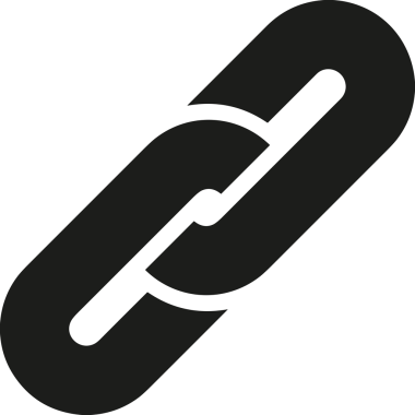 Zincir simgesi PNG biçimi basit siyah ve beyaz vektör illüstrasyonunda bağlantı birliği güvenlik ve gücünü temsil eden dijital tasarım kullanıcı arayüzü için mükemmel modern uygulama logosu minimal web ögesi