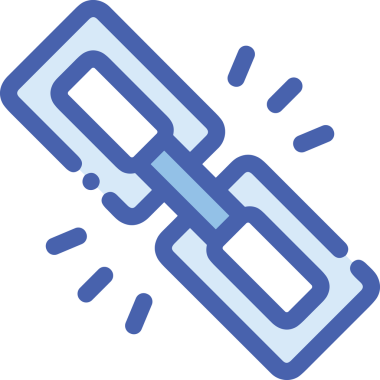 Zincir simgesi PNG biçimi basit siyah ve beyaz vektör illüstrasyonunda bağlantı birliği güvenlik ve gücünü temsil eden dijital tasarım kullanıcı arayüzü için mükemmel modern uygulama logosu minimal web ögesi