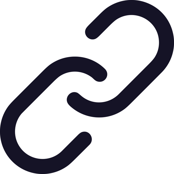 Zincir simgesi PNG biçimi basit siyah ve beyaz vektör illüstrasyonunda bağlantı birliği güvenlik ve gücünü temsil eden dijital tasarım kullanıcı arayüzü için mükemmel modern uygulama logosu minimal web ögesi