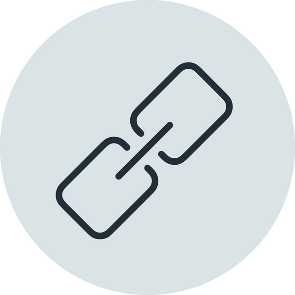 Zincir simgesi PNG biçimi basit siyah ve beyaz vektör illüstrasyonunda bağlantı birliği güvenlik ve gücünü temsil eden dijital tasarım kullanıcı arayüzü için mükemmel modern uygulama logosu minimal web ögesi