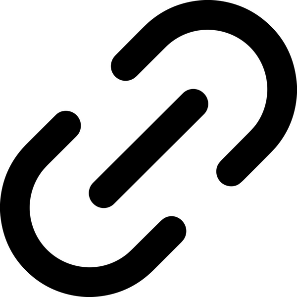 Zincir simgesi PNG biçimi basit siyah ve beyaz vektör illüstrasyonunda bağlantı birliği güvenlik ve gücünü temsil eden dijital tasarım kullanıcı arayüzü için mükemmel modern uygulama logosu minimal web ögesi